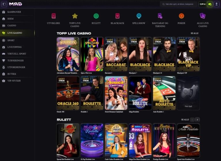 Mad Casino France : bonus, tours gratuits et slots en live
